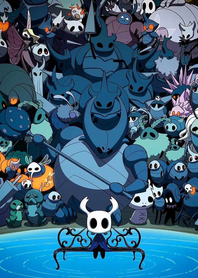 Hollow Knight Characters Gathered