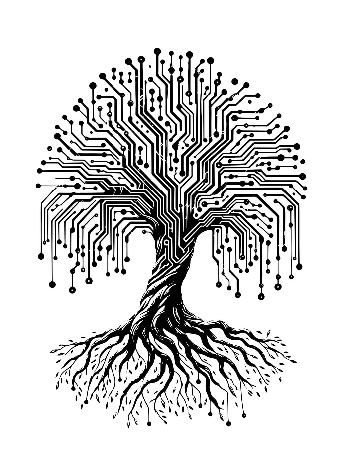 Circuit Board Tree of Life