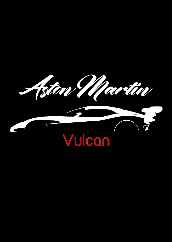 Aston Martin Vulcan Car Silhouette