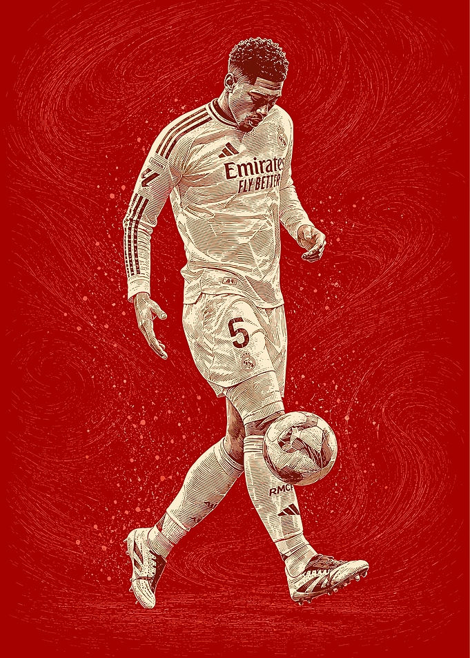 Footballer with Ball