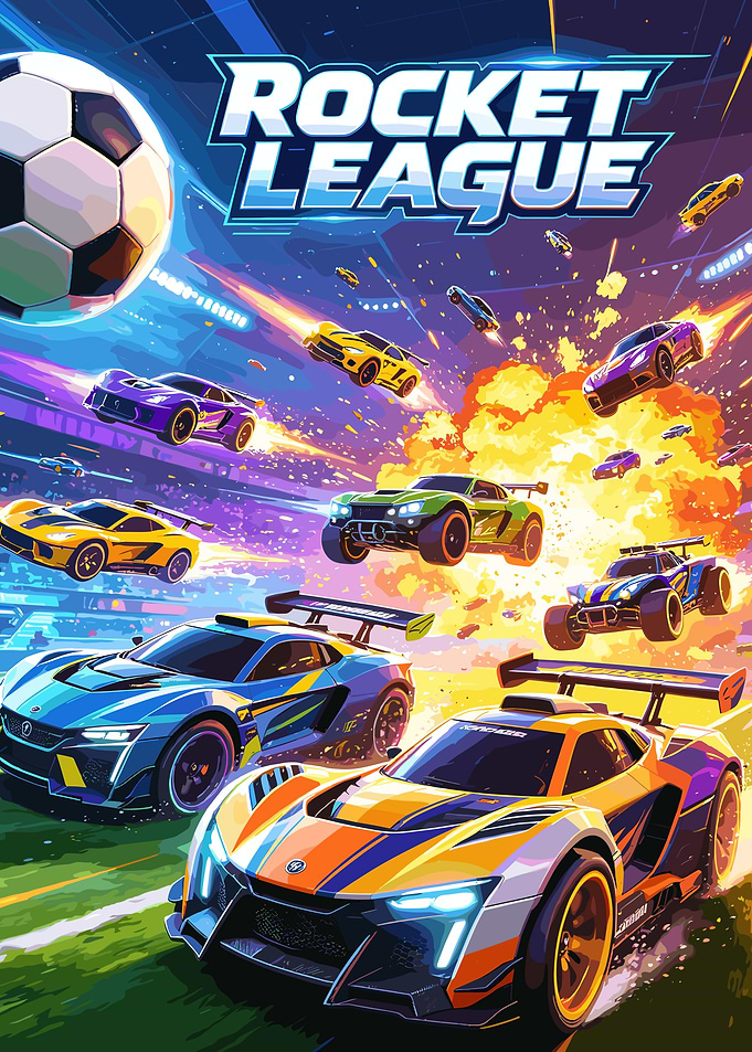 Rocket League Cars in Action