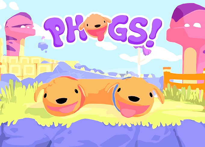 Phogs! Game Title Screen