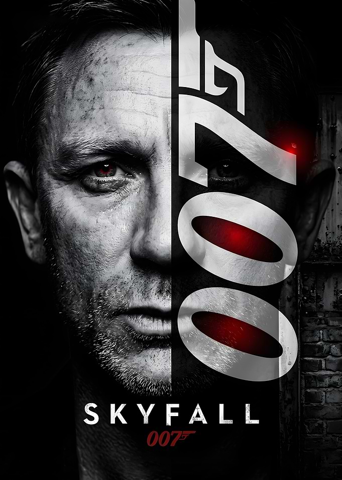 Skyfall 007 Movie Poster