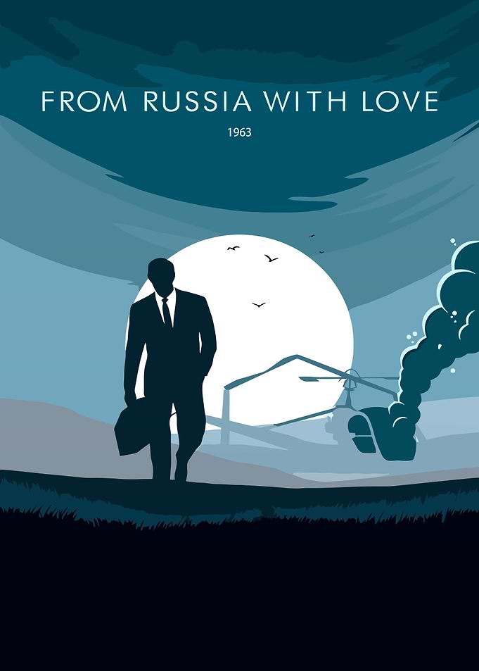 From Russia With Love Minimalist Poster