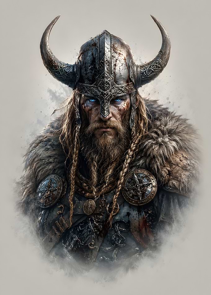 Viking Warrior Portrait