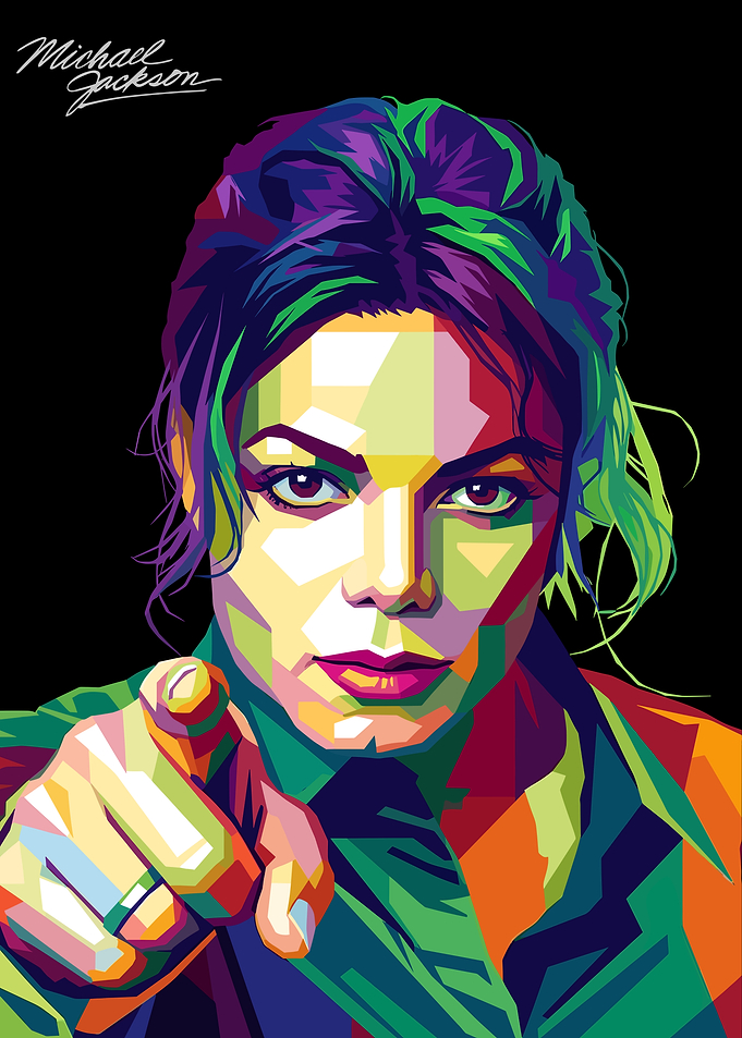 Michael Jackson Pop Art Portrait