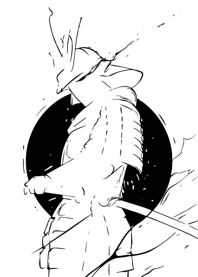 Samurai Warrior with Katana