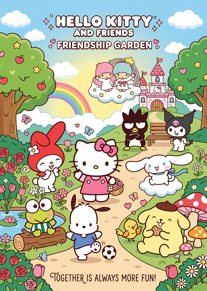 Hello Kitty and Friends Friendship Garden