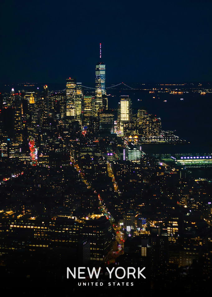 New York City Skyline at Night