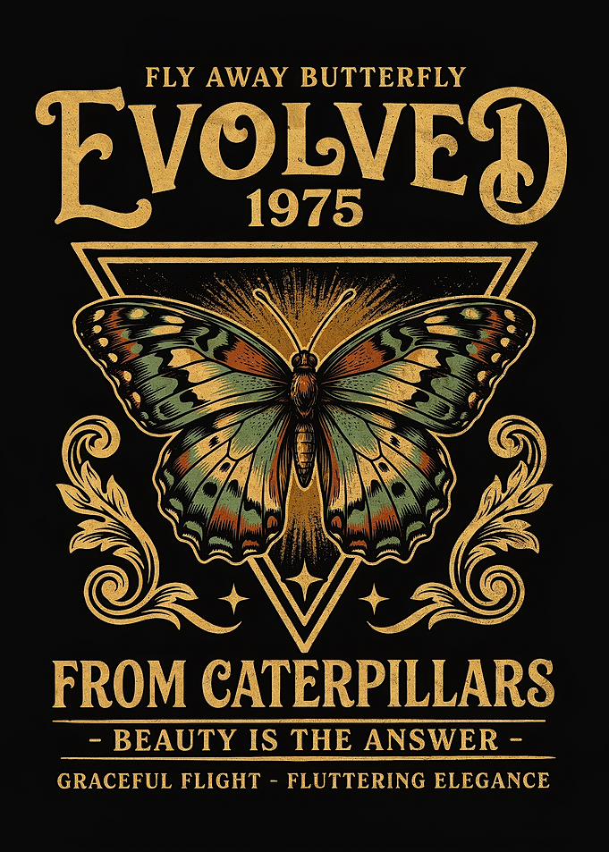 Evolved Butterfly from Caterpillars