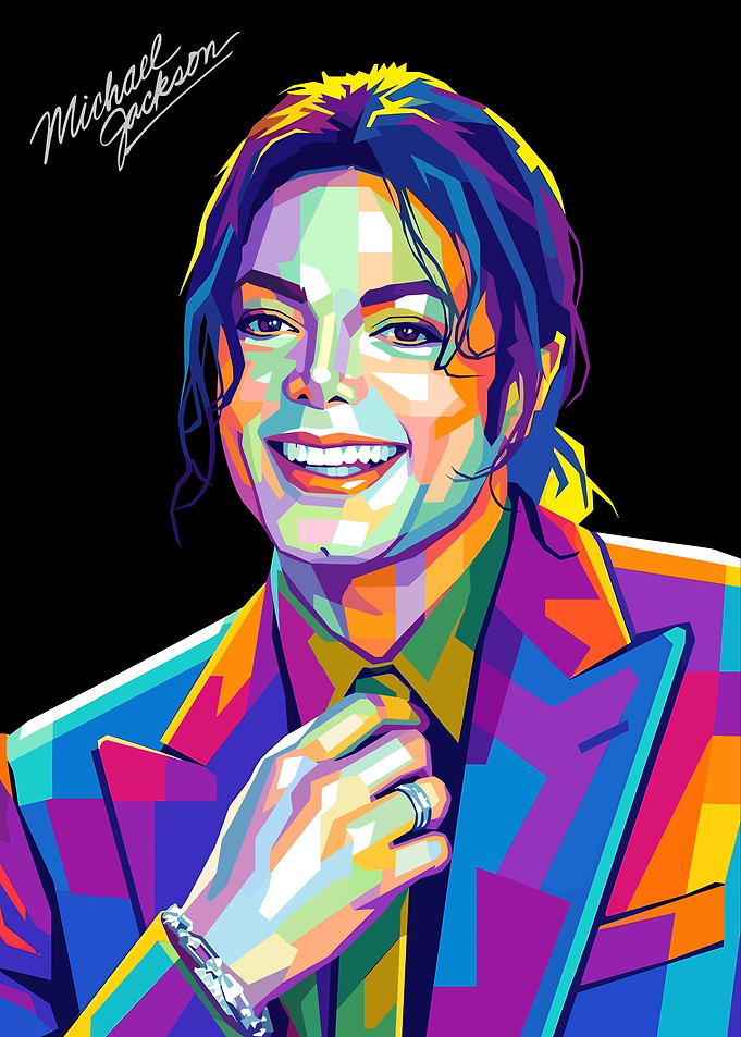 Michael Jackson Pop Art Portrait
