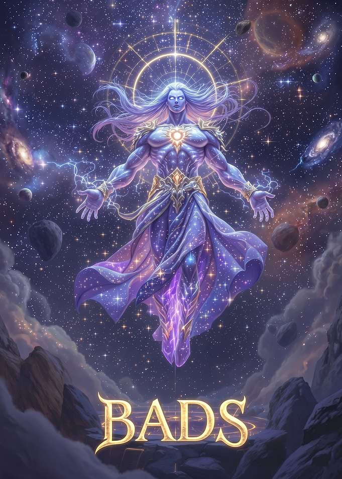 Cosmic Being with BADS Text