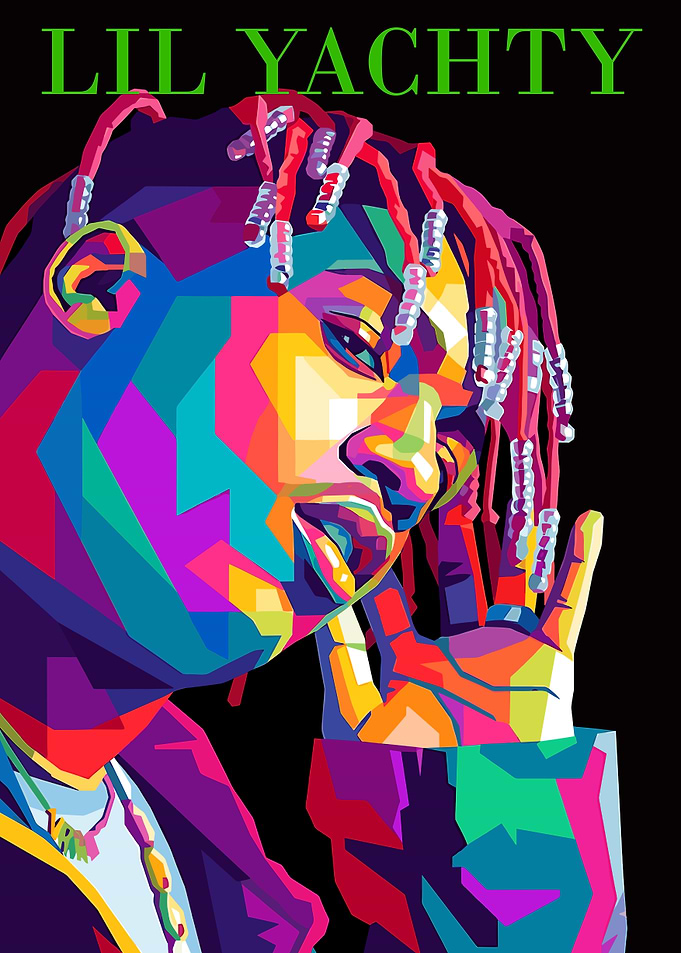 Lil Yachty Pop Art Portrait