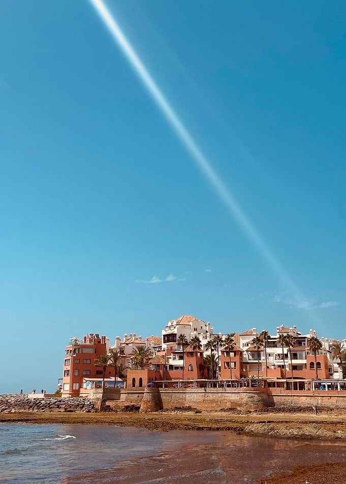 Coastal of Bouznika Beach in Morocco