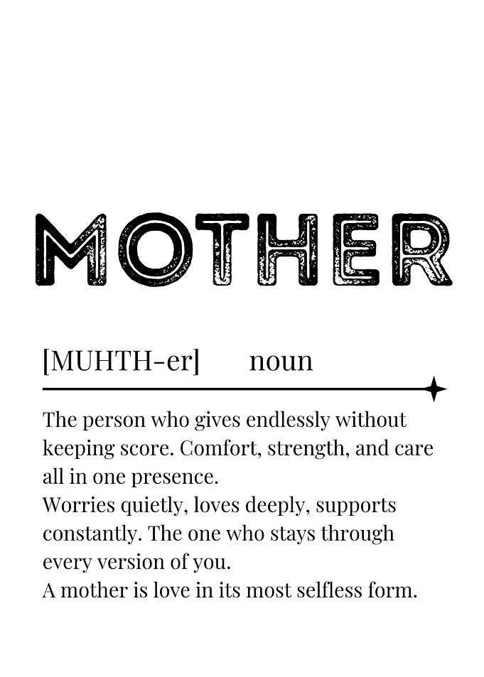 Mother Definition Art