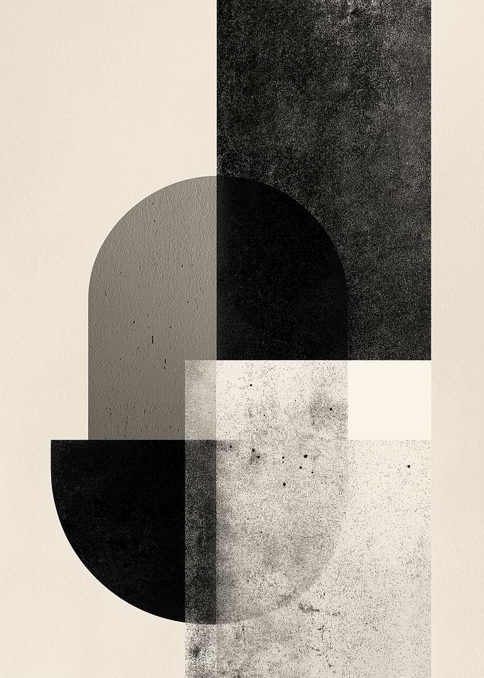 Abstract Geometric Shapes with Texture