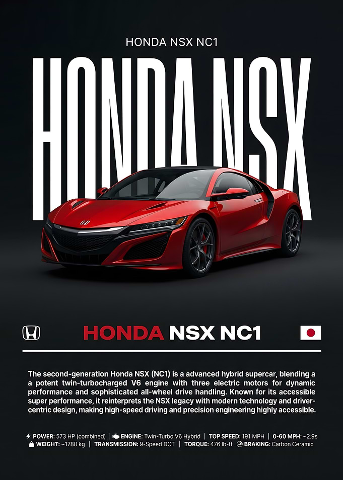 Honda NSX NC1 Supercar
