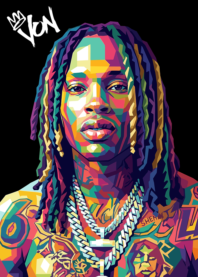 King Von Pop Art Portrait