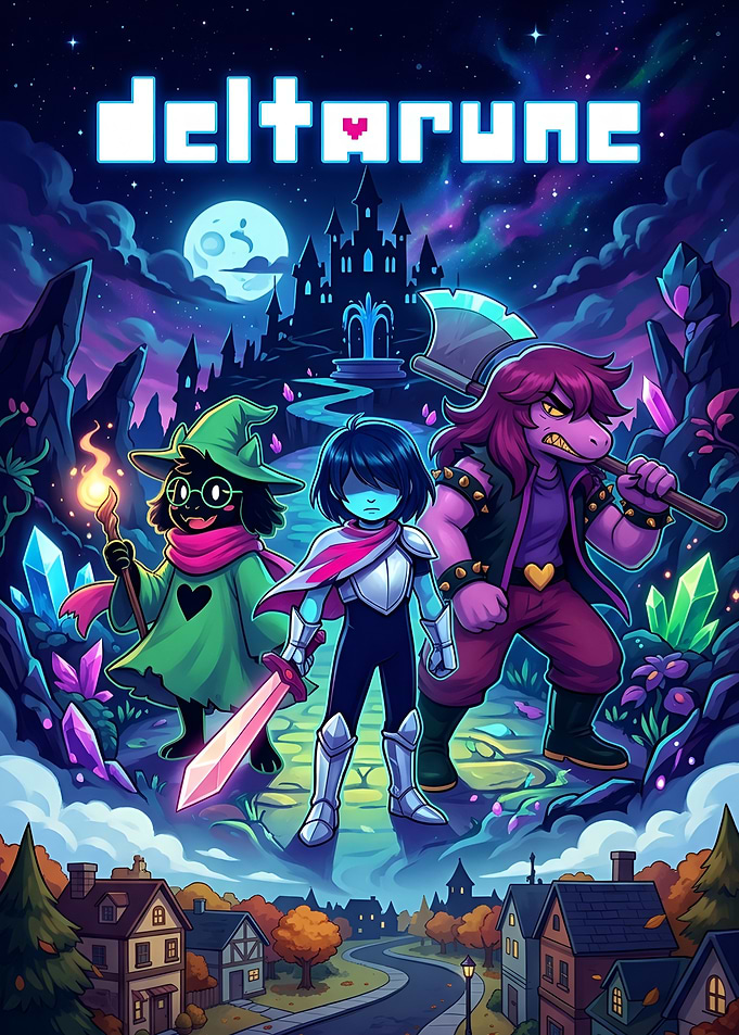Deltarune Game Cover Art