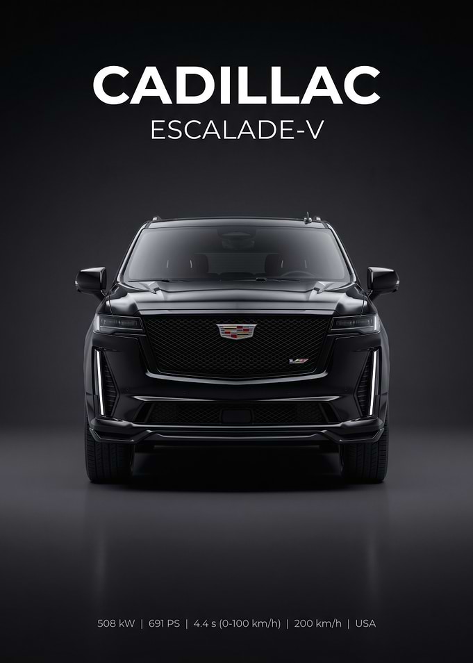 Cadillac Escalade-V Front View