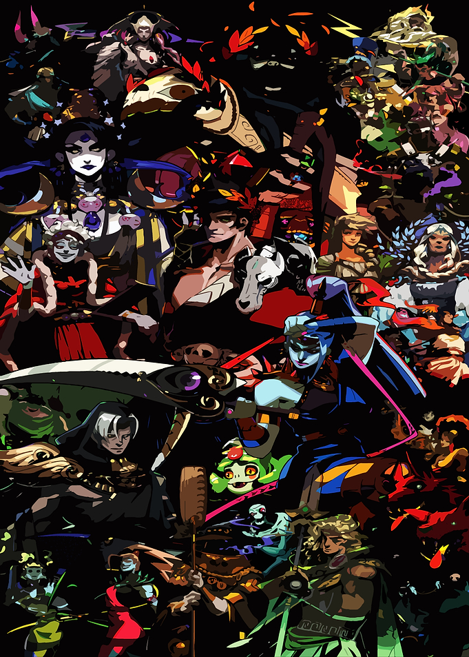 Hades Game Characters Collage