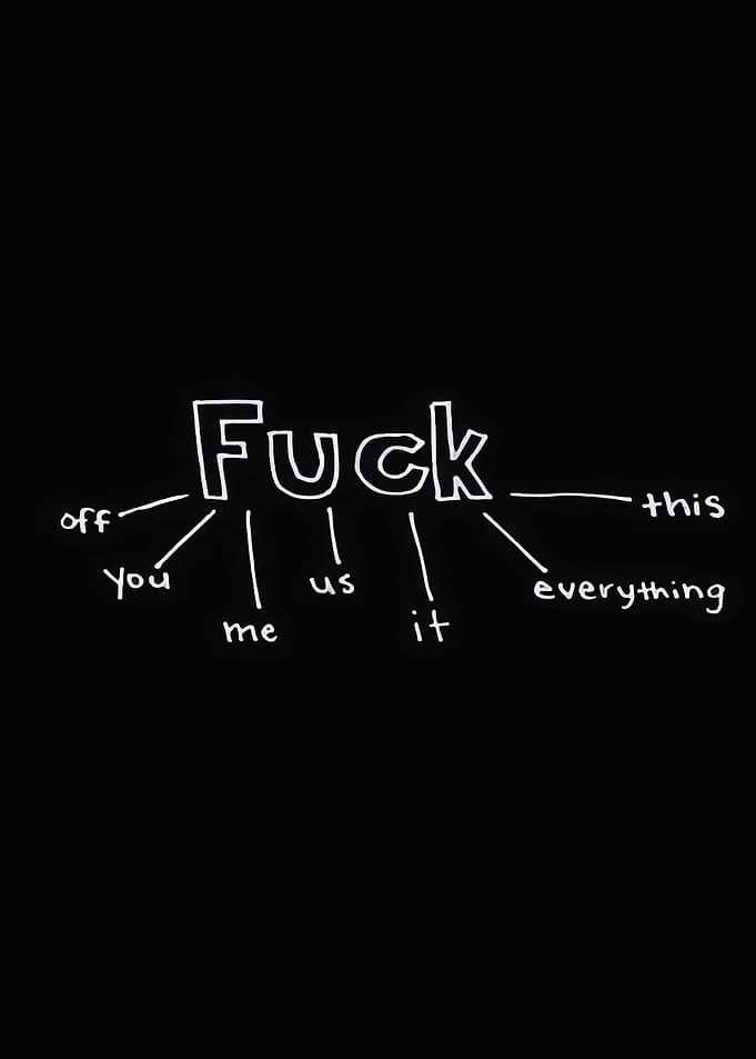 Fuck Everything Text Art
