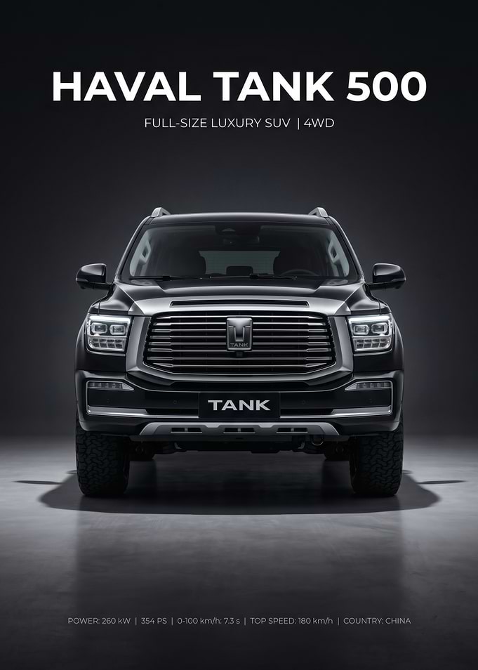 Haval Tank 500 Full-Size Luxury SUV