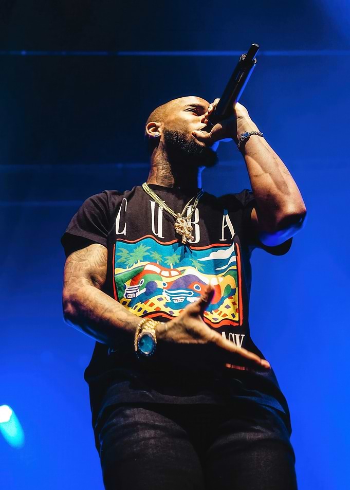 Rapper Performing on Stage