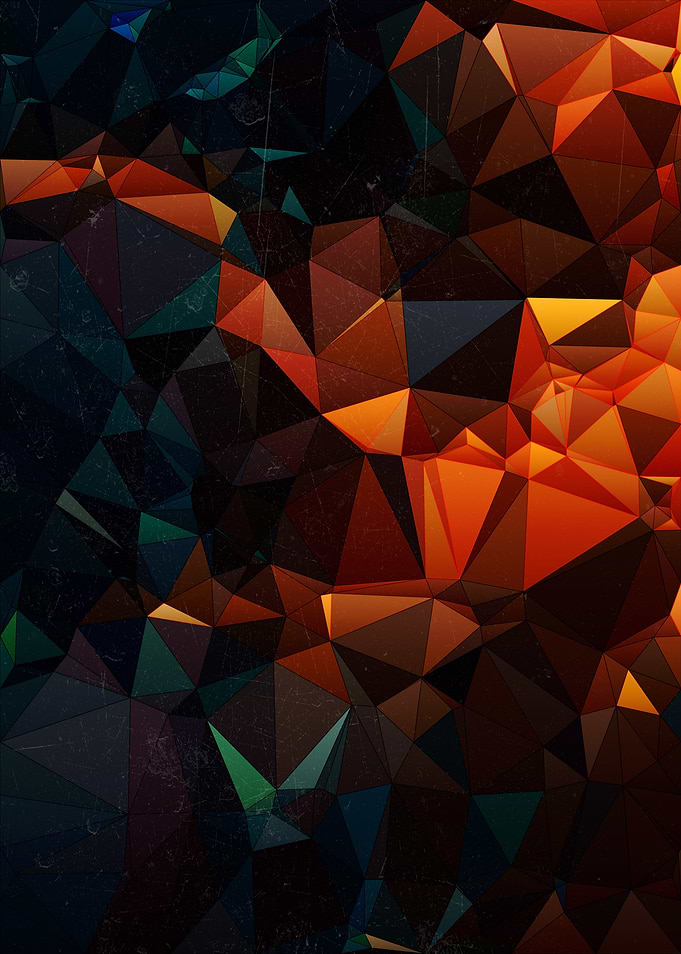 Abstract Geometric Digital Art
