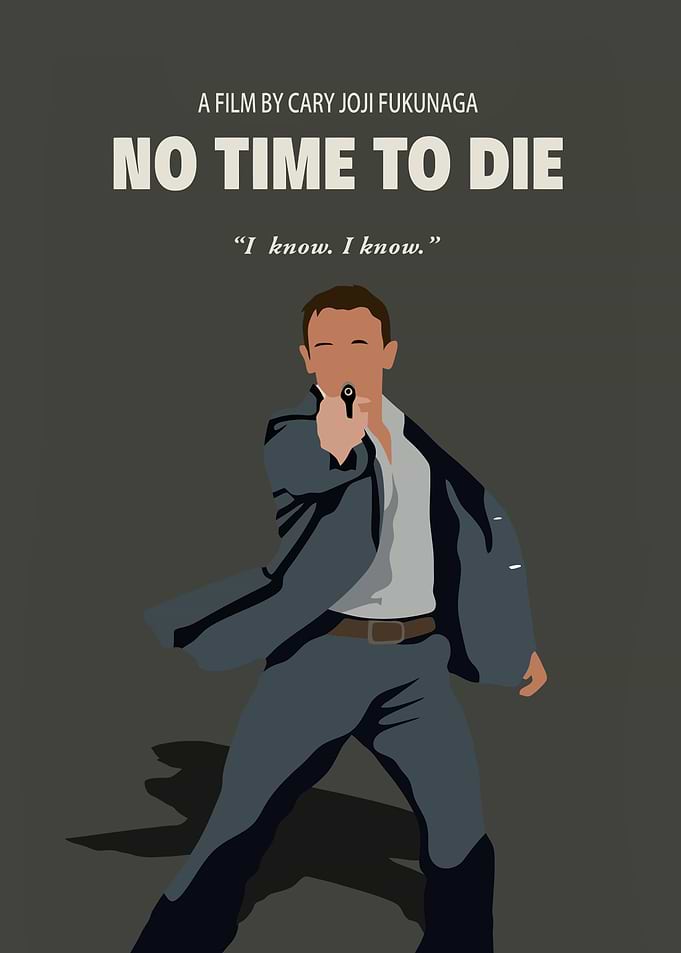No Time to Die Minimalist Poster