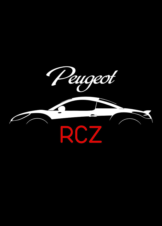Peugeot RCZ Car Silhouette