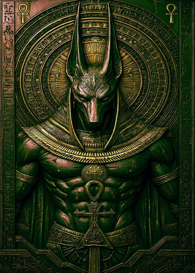 Anubis Egyptian God Artwork