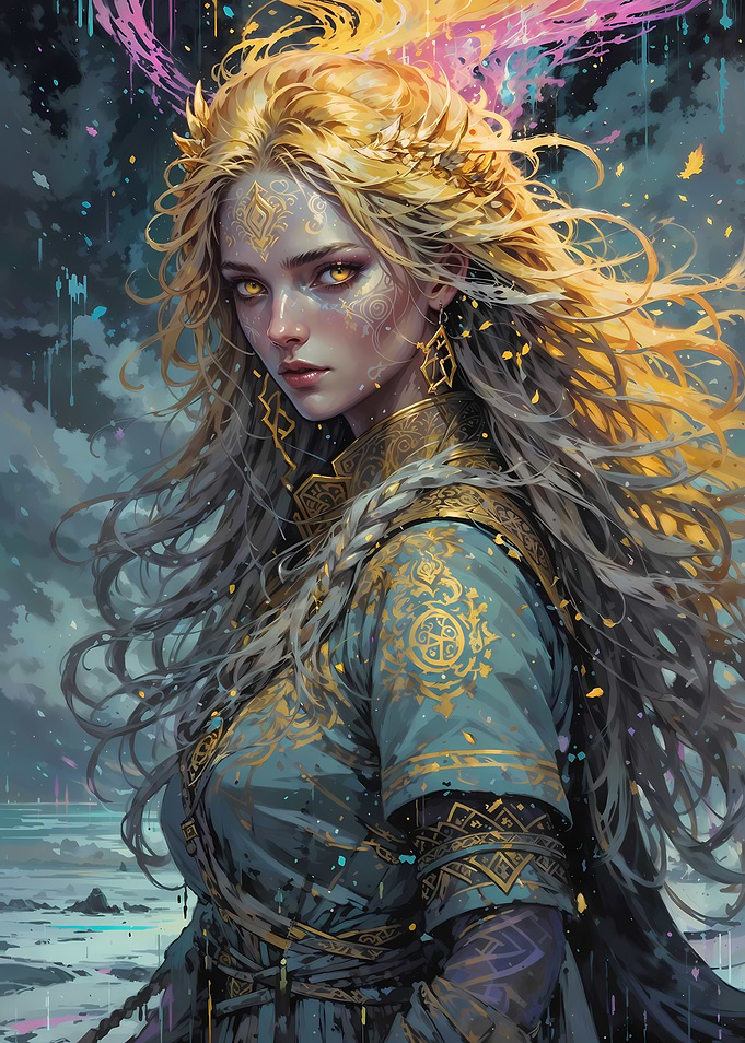 Sif: Rune-Eyed Goddess of Gold