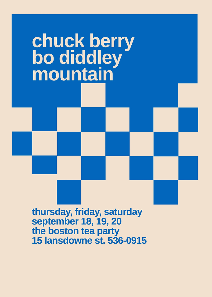 Chuck Berry Concert Poster