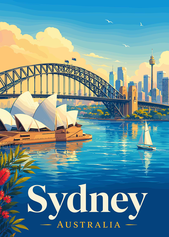 Sydney Opera House and Harbour Bridge