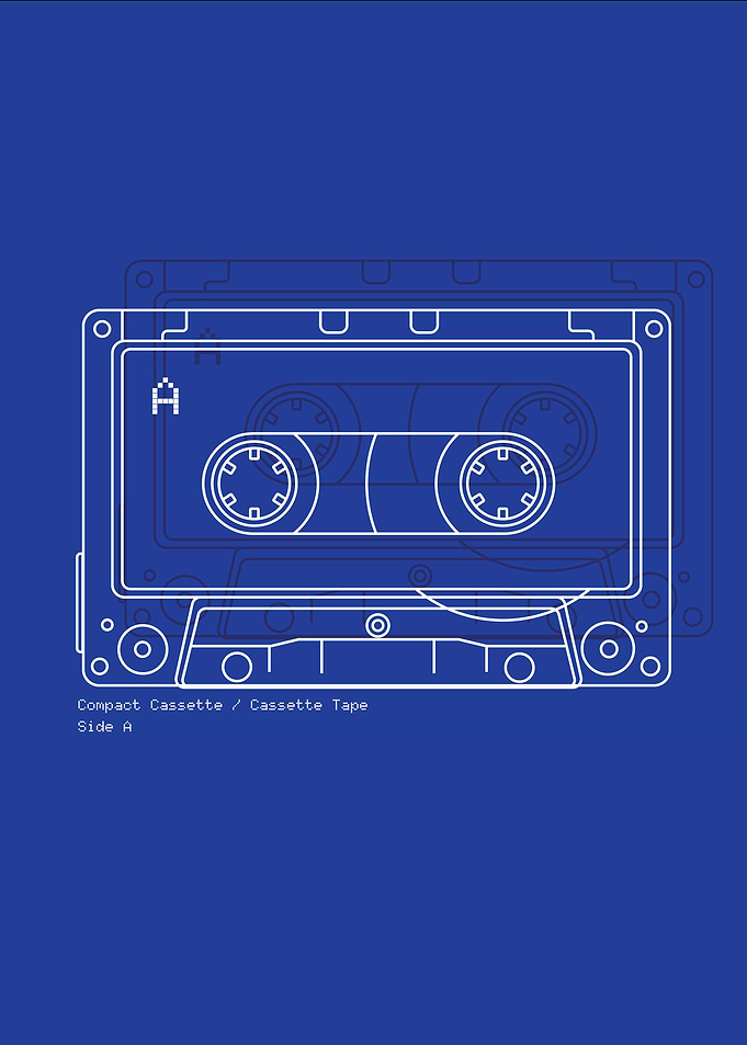 Retro Tech: Cassette Tape Blueprint