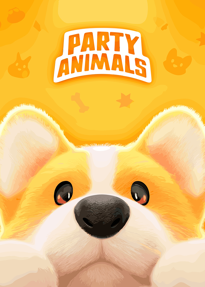 Party Animals Corgi Game Art