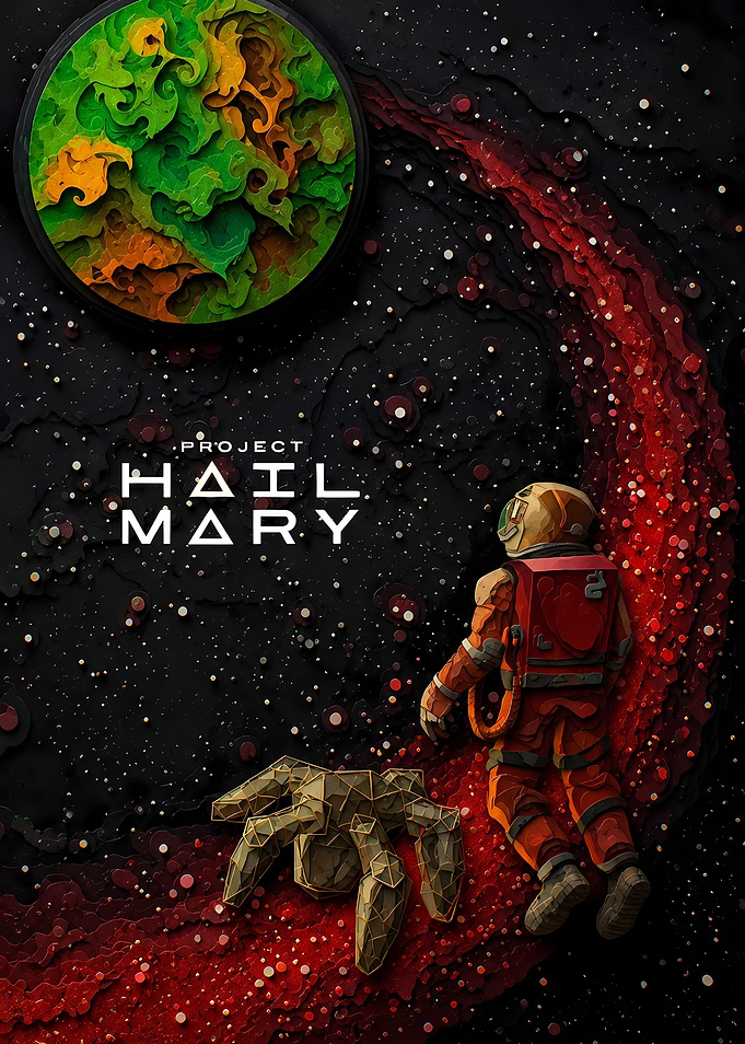 Project Hail Mary Astronaut and Alien