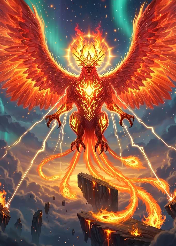 Fiery Phoenix Ascending