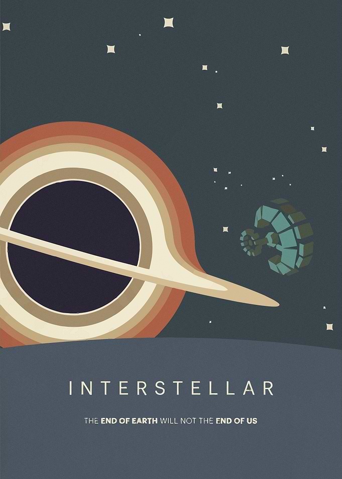 Interstellar Black Hole and Spaceship
