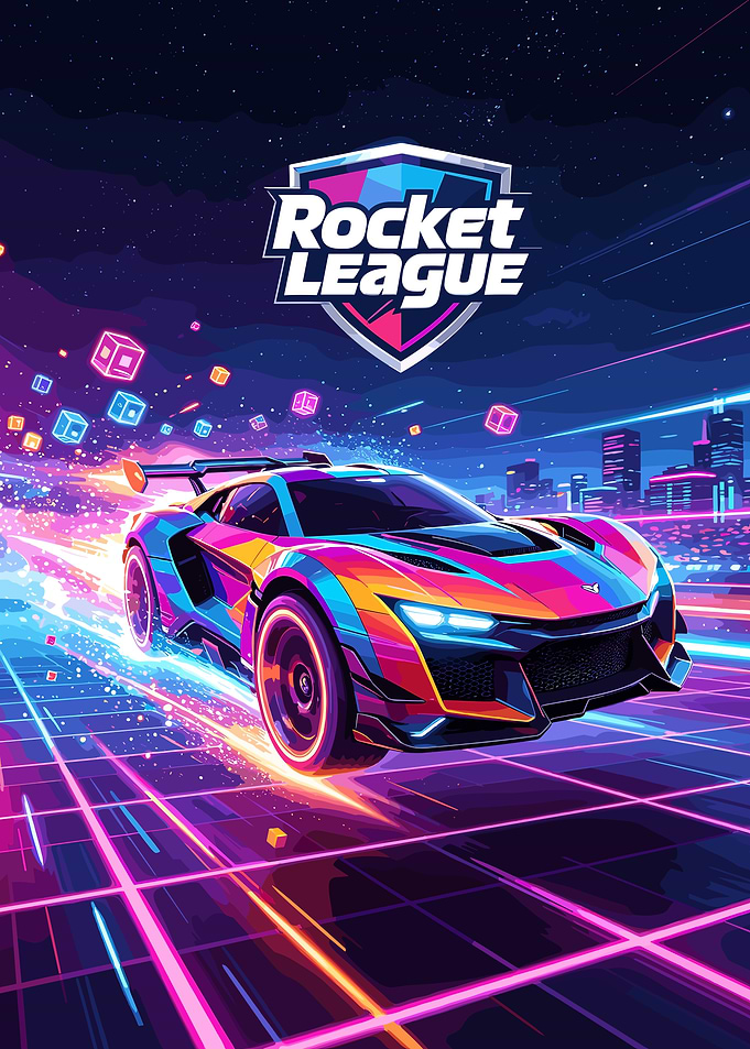 Rocket League Cyberpunk Car