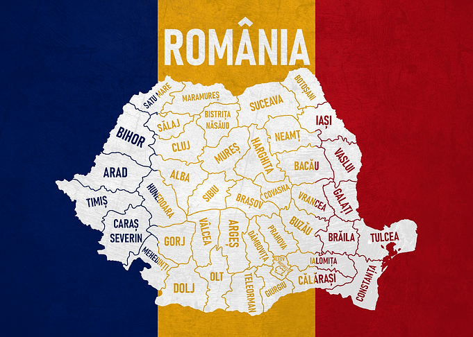 Counties of Romania