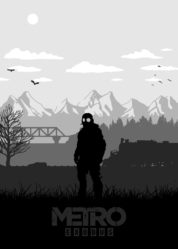 Metro Exodus Minimalist Poster
