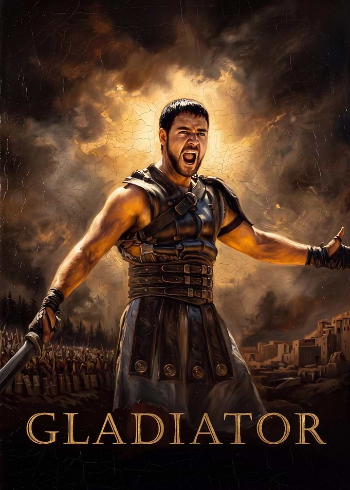 Gladiator Movie Poster Painting