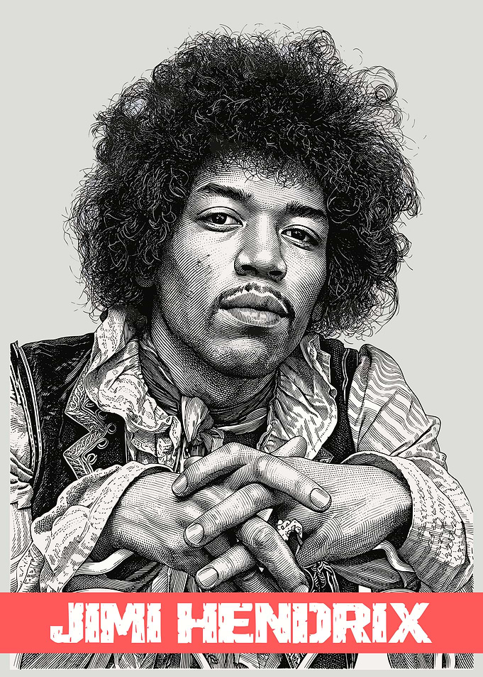 Jimi Hendrix Portrait