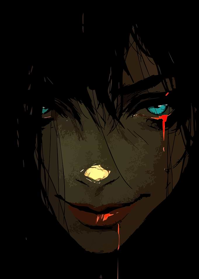 Bloody Eye Anime Portrait