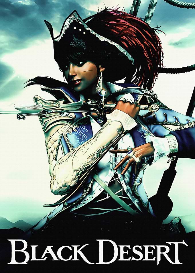 Black Desert Pirate Character Art