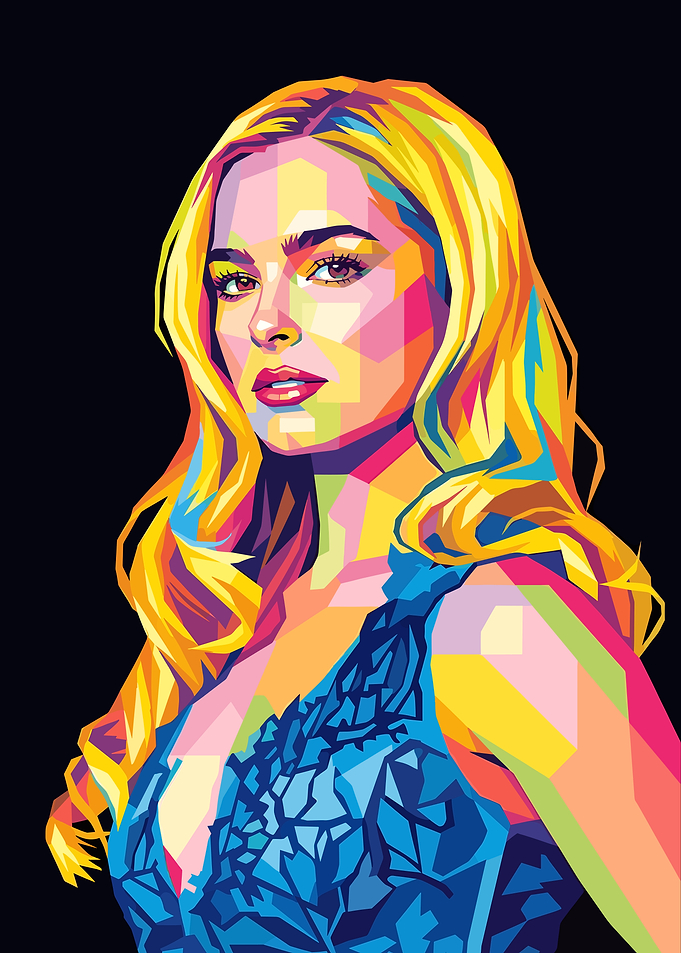 Addison Rae Pop Art Portrait