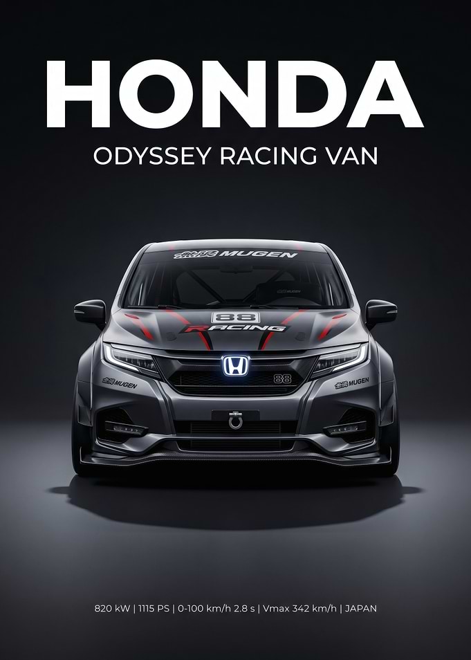 Honda Odyssey Racing Van