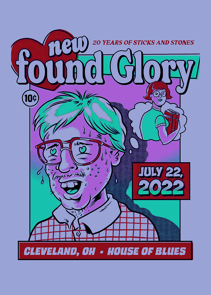 New Found Glory Comic Art